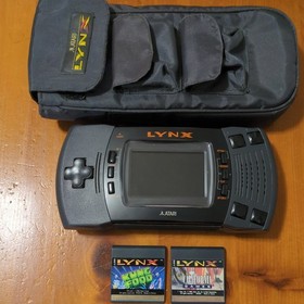 Atari Lynx II Console With Case and 2 Games - Working./See Description