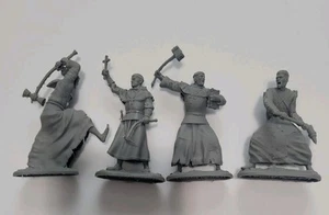 TihonFigureN Toy Soldiers Fighting Monks - 4 figures - Dogs Of God Scale 1/32 - Picture 1 of 7