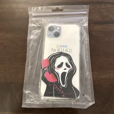 Funda de teléfono Scream Ghost Face iPhone 13 sellada Foto 1 de 2