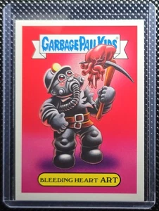 2019 Garbage Pail Kids Slasher Film Sticker Bleeding Heart Art 9b - Bild 1 von 2
