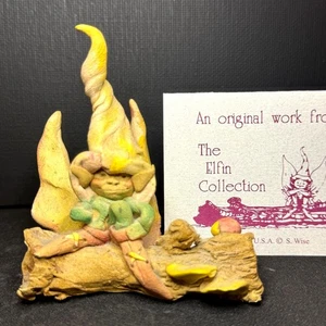 The Elfin Collection Stephen Wise Fairy Elf Sculpture Handcrafted USA - Picture 1 of 8