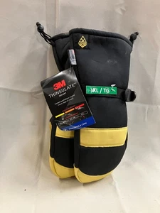 Saranac 3M Thinsulate Deerskin Leather Ski Mitt Unisex Adults Plush Lined Sz XL - Picture 1 of 1