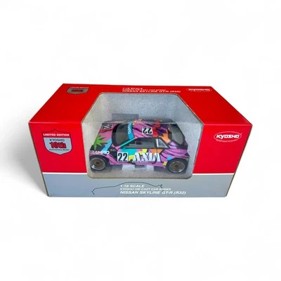 KYOSHO 10º Aniversário AXIA TRAMPIO Nissan Skyline GT-R (R-32)1993 1:18 Diecast - Imagem 1 de 4