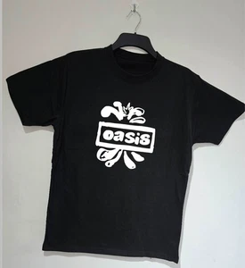 Oasis T-Shirt Black Great Quality 2025 UK Tour Liam Gallagher T-Shir - Picture 1 of 5