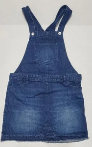 Children's Place Girls Denim Overall Skirt Size 14 Medium Wash - Picture 1 of 4