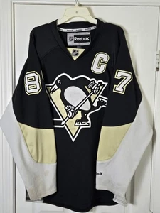 Reebok Premier NHL Mens Pittsburgh Penguins Sidney Crosby Hockey Jersey Sz 2XL  - Picture 1 of 12