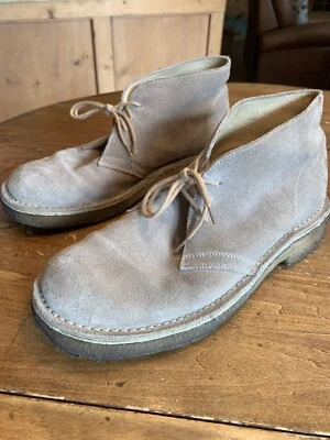 $168 Venta al por menor J Crew arena beige gamuza desierto botas suelas de goma 10 M Foto 1 de 4