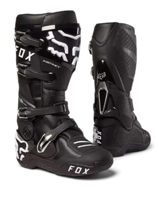 Nuevas botas Fox Racing Instinct - negras - talla 9 EE. UU. - 24347-001-9 Foto 1 de 4