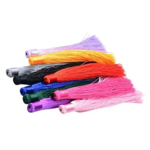 10pcs 12cm Mixed Chinese Silk Tassel Charms Pendant Fringe Trims DIY Jewelry - Picture 1 of 6