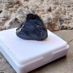71.5 Carat 26x25x14 MM Natural Black Color Tourmaline Rough Raw Gemstone - Picture 1 of 24
