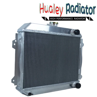 Radiador de aluminio 3 filas 22"x18"x4.4" para Toyota Corolla 1971 1972 1973 1974 Foto 1 de 4