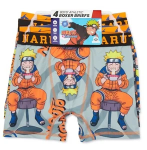 Naruto Shippuden Boys Allover Print Boxer Briefs, 4-Pack, Size XS - Picture 1 of 5
