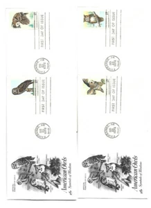 1760-63 American Owls, ArtCraft four FDCs - Picture 1 of 1