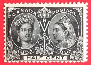 Canada Stamp # 50 "Diamond Jubilee" MH - Picture 1 of 1