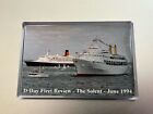 P&O Cruises CANBERRA Cunard QE2 Solent Fleet Review 1994 Photo Fridge Magnet