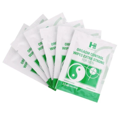Orgasm Control Wipes Verzögerungstücher Verzögerung Ejakulation länger Sex 6 Stk - Bild 1 von 3