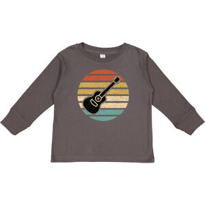 Inktastic Guitar Music For Guitarist Musician Toddler Long Sleeve T-Shirt Folk