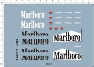1/18 decals for ferrari F-2004 F2004 63829 - Picture 1 of 1