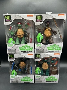 Teenage Mutant Ninja Turtles 40th Original Sketch 4" Figure Set 4 Playmates TMNT - Picture 1 of 8