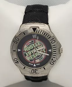 Mens Game Time WWE John Cena Hustle Loyalty Respect Analog Watch H7 - Picture 1 of 9