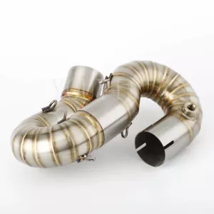 Sistema de escape de motocicleta deslizable tubo de enlace medio para Honda CBR1000RR 2008-2016 - Imagen 1 de 8