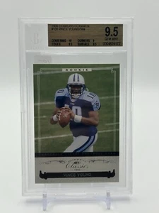 Vince Young Donruss Classics 2006 gema como nueva 9,5 Beckett etiqueta dorada - Imagen 1 de 2