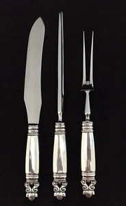 Juego de tallas de 3 piezas Georg Jensen bellota de ley acero inoxidable década de 1930 - Imagen 1 de 5