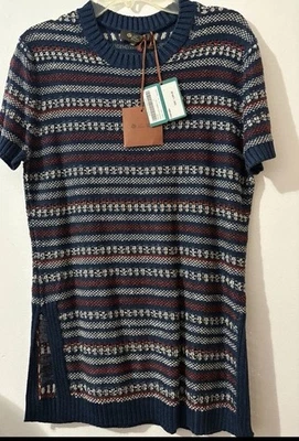 NWT! Loro Piana Sweater / Top. Short sleeved. Size 40 Orig$1200 - Imagem 1 de 4