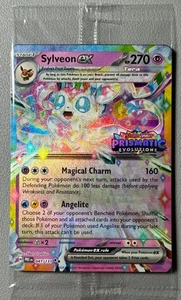 Pokemon Prismatic Evolutions Sylveon ex 041/131 Caja Sorpresa Estampada Sellado CANTIDAD - Imagen 1 de 2