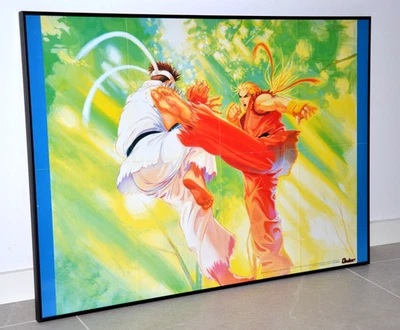 Street Fighter Zero - Poster size B2  - Capcom - Gamest Arcade 1995 - Japan - Image 1 of 2