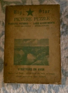 Vintage Big Star Picture Puzzle. Stanton On Avon - Picture 1 of 1