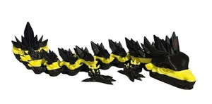 Stampato in 3D - Drago di Cristallo Bambino 11" - Nero/Giallo - #3019-0810 - Foto 1 di 3