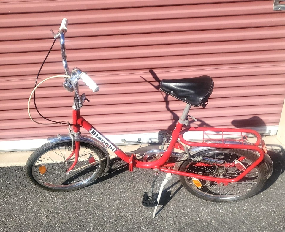 Vintage Bianchi  Folding Bicycle Bike 20" Wheels RARE - Image 1 of 4