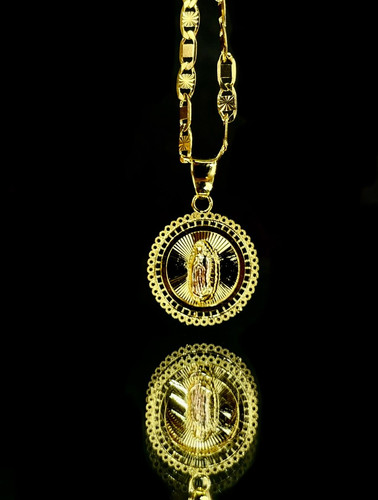 Collana Virgen de Guadalupe per donna ragazza Valentino catena pendente Virgencita