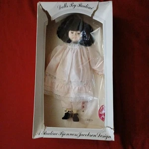 Vintage NIB Ling Ling Porcelain Doll By Pauline Bjonness Jacobsen 18" Girl Pink - Picture 1 of 12