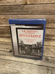 Intolerance (Blu-ray, 1916) DW Griffith Carl Davis Cohen Film NEW Sealed - Imagen 1 de 3