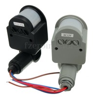 12V 180 ° Sensor Detector Movimiento Luz Infrarrojo Humano Focos PIR Interruptor