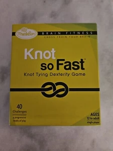 "Knot So Fast" The Knot Tying Dexterity Game By Thinkfun Brain Teaser Memory - Picture 1 of 5