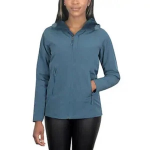 NWT Kirkland Signature Womens Softshell Jacket(Teal Heather ,Large) - Picture 1 of 3