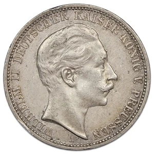 Allemagne - Prusse - 3 mark 1912 - Wilhelm II - Berlin - argent - KM.527 monnaie - Imagen 1 de 2