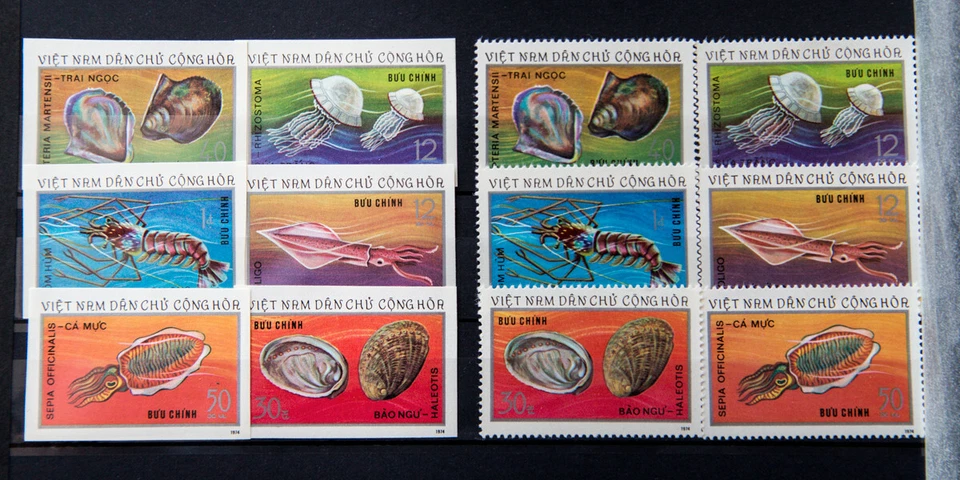 1974 VIETNAM SC#745-760  + Imperforate MNG VF  MARINE LIFE - Image 1 of 1