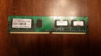 8 pcs Transcend PC2 5300 512 MB DIMM 667 MHz DDR2 SDRAM Memory (TS64MLQ64V6J) - Image 1 of 3