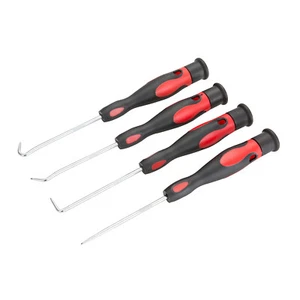 Hyper Tough 4-Piece HOOK & PICK SET Curved Complex 90 Degree Hook Straight Pick - Picture 1 of 6