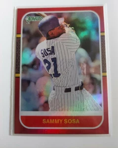 Sammy Sosa 2021 Donruss baseball Holo Red # 239 Chicago Cubs Rare SP B461 - Picture 1 of 2