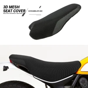 For Ducati Scrambler 800 Seat Cover Fabric Saddle Seat Cover Protecting Cushion - Picture 1 of 11