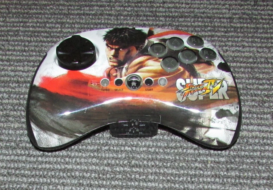 Controlador inalámbrico Super Street Fighter IV Ryu PlayStation 3 PS3 (sin dongle) Foto 1 de 3