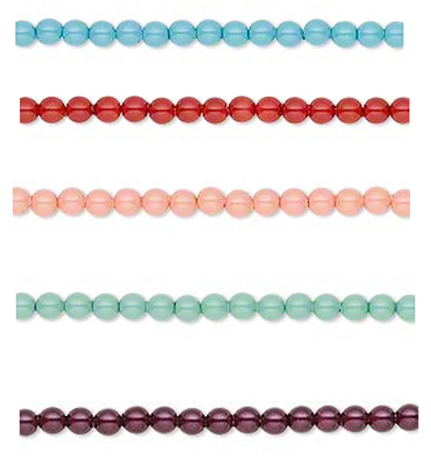 100 Swarovski Crystal 5810 Round Pearl Beads 3MM Color Choice - Image 1 of 1