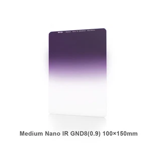 Filtro de densidad neutra media Nisi 100X150 mm 3 paradas Nano MC IR GND8 0,9 - Imagen 1 de 5