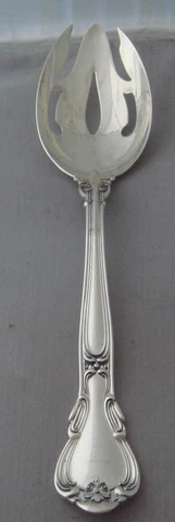 Gorham Chantilly Sterling Silver Pierced Serving Spoon Cover