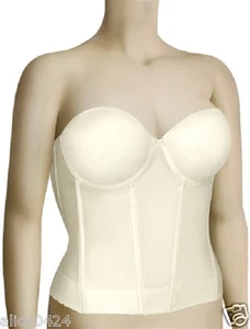 Elomi 42F EL1231 Suavizado Convertible Sin Tirantes Bustier Marfil Nuevas con Etiquetas Correas - Imagen 1 de 4